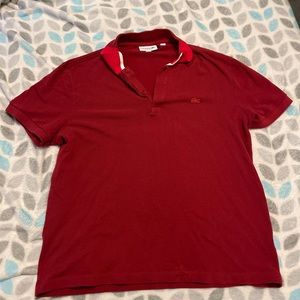 Lacoste regular fit polo sz 5
